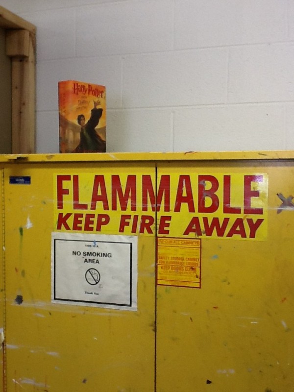 "Flammable Objects" Photo: Meg Clark