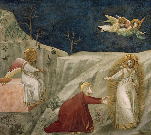 Noli me tangere, Attributed to Giotto,&nbsp;Basilica of St. Francis of Assisi