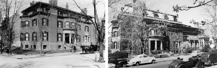 The Phillips family house at 21st and Q Streets NW, built in 1897