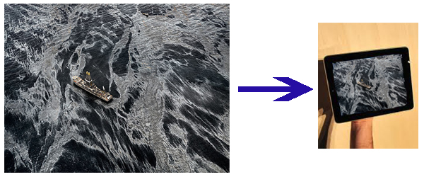 Image of Edward Burtynsky's Oil Spill #2