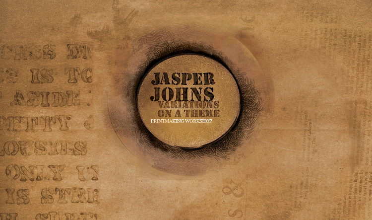 screenshot of the Phillips's Jasper Johns printmaking interactive