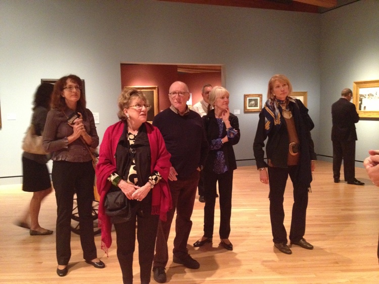 Phillips patrons and trustees explore the galleries at Crystal Bridges. Photos: Dorothy Kosinski