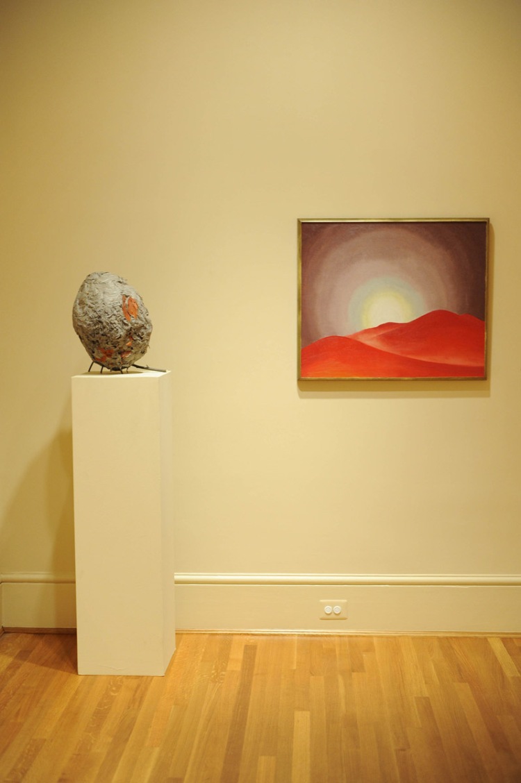 Hornet's Nest with Georgia O'Keeffe's Red Hills, Lake George (1927) in the Main Gallery. Photo: Joshua Navarro