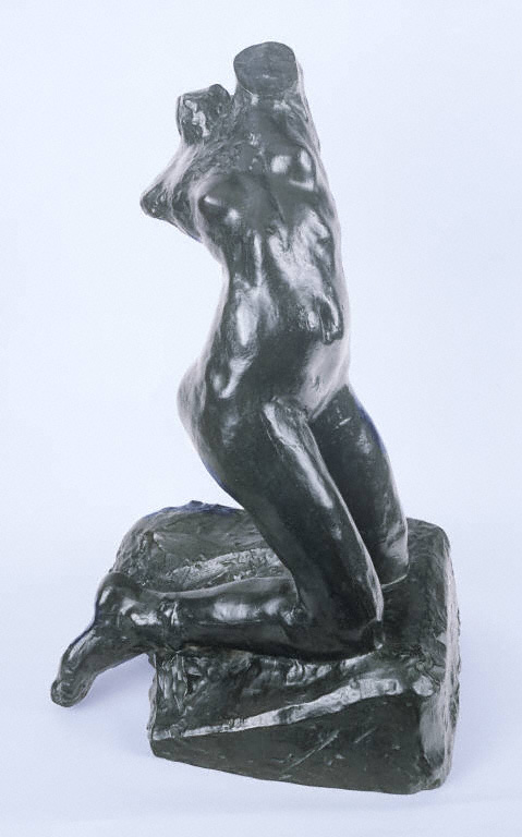 Auguste Rodin, Female Torso, Kneeling, Twisting Nude, Date of modeling unknown; Musee Rodin cast II/IV, 1984. Bronze, overall: 23 3/4 x 12 5/8 x 13 3/4 in. The Phillips Collection, Washington, D.C. Gift of Iris & B. Gerald Cantor Foundation, 2009