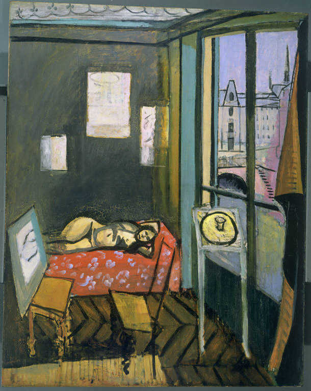 Henri Matisse, Studio, Quai Saint-Michel, 1916. Oil on canvas, 58 1/4 x 46 in. The Phillips Collection, Washington, D.C. Acquired 1940