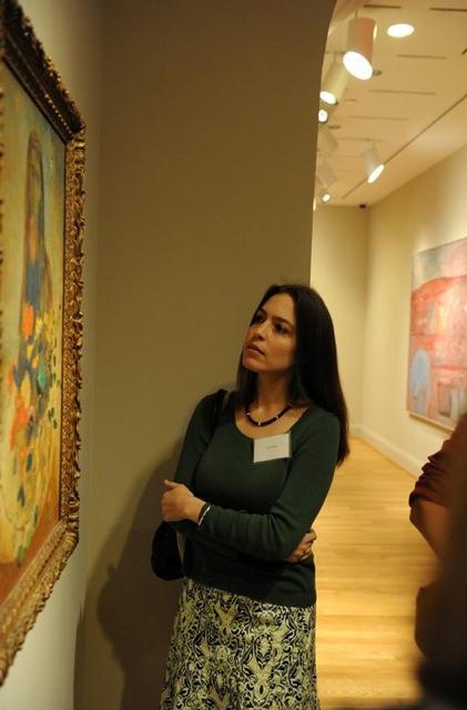 Poet Sandra Beasley at The Phillips Collection. Photo: James R. Brantley