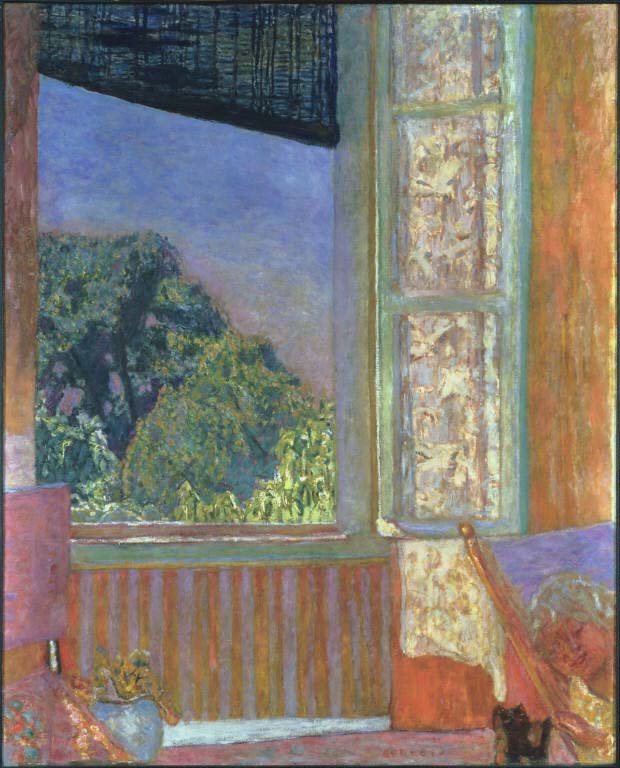 Pierre Bonnard, The Open Window, 1921. Oil on canvas, 46 1/2 x 37 3/4 in. The Phillips Collection, Washington, D.C. Acquired 1930