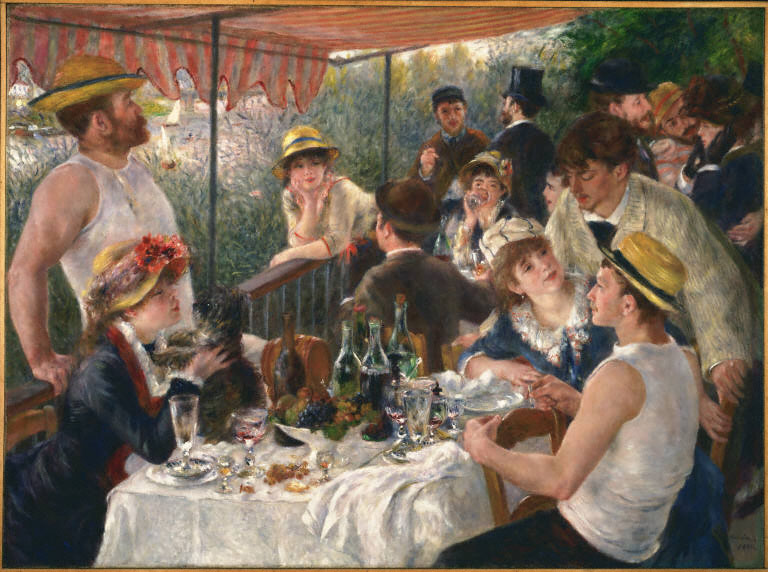 August Renoir, Luncheon of the Boating Party, 1880-1881.