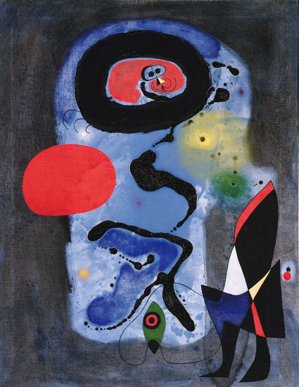 Image of Joan Miro's painting The Red Sun