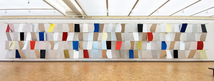 sculpture for a large wall by Ellsworth Kelly