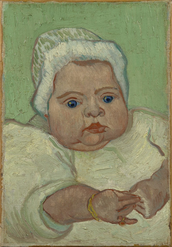 Vincent van Gogh, Portrait of Marcelle Roulin, 1888. Oil on canvas, 13 3/4 x 9 3/4 in. Van Gogh Museum, Amsterdam