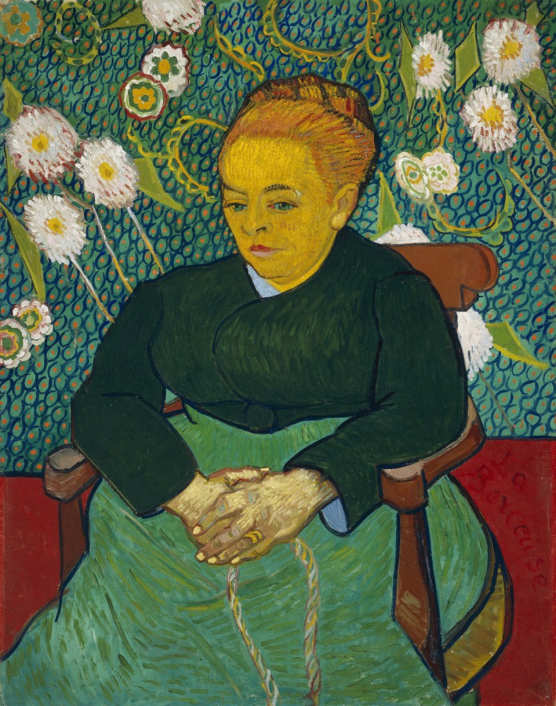 Vincent van Gogh, Lullaby: Madame Augustine Roulin Rocking a Cradle (La Berceuse), 1889. Oil on canvas, 36 1/2 x 28 5/8 in. Museum of Fine Arts, Boston. Bequest of John T. Spaulding