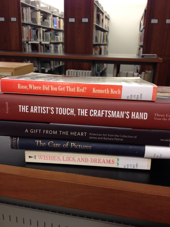 #SpinePoetry by Amy Wike, Marketing Manager.