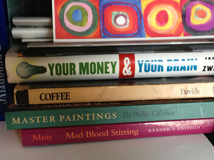 #SpinePoetry from the office of Cherie Nichols, Director of Budgeting and Reporting
