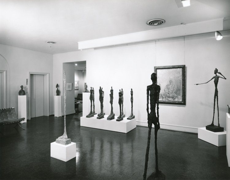 Giacometti exhibition, 1963. The Phillips Collection Archives, Washington DC.