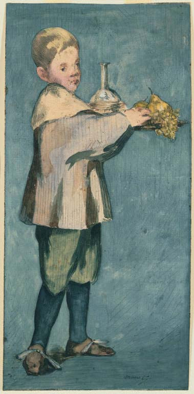 manet_boy carrying tray