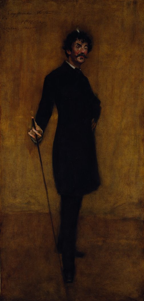 Portrait of James Abbott McNeill Whistler by William Merritt Chase
