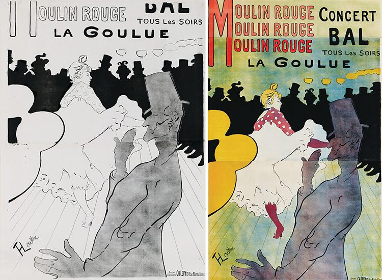 Moulin Rouge, La Goulue_side by side