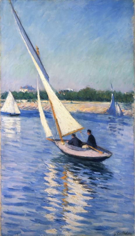 Gustave Caillebotte, Sailboats on the Seine at Argenteuil, 1893