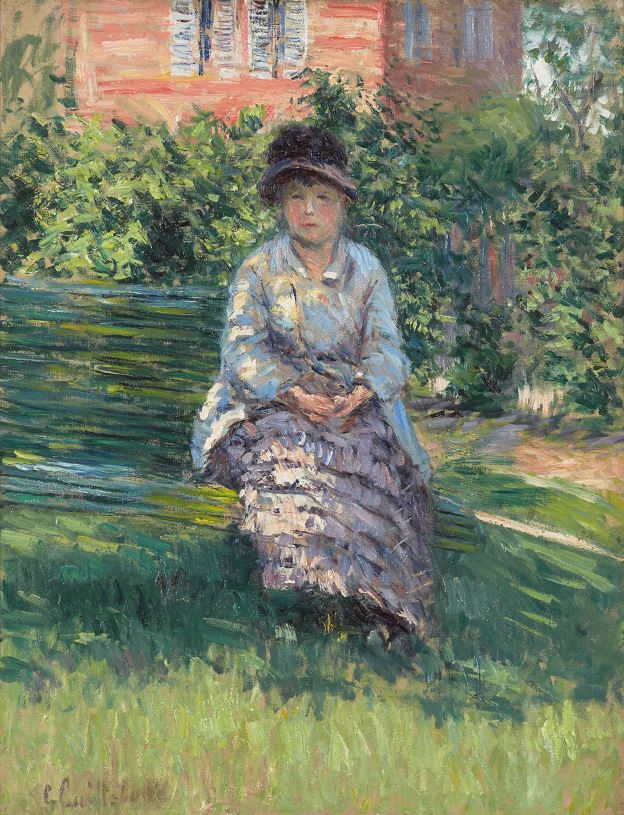 Gustave Caillebotte, Madame Renoir in the Garden at Petit Gennevilliers (Madame Renoir dans le jardin du Petit-Gennevilliers), 1891