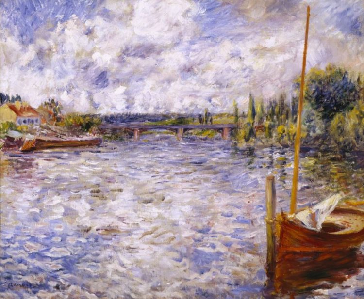 Pierre-Auguste Renoir, The Seine at Chatou, 1874