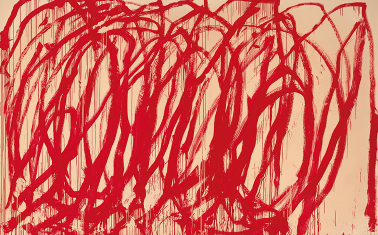 Cy Twombly (1928-2011), Untitled, 2005. 128 x 194½ in (325.1 x 494 cm). This work was offered in the Post-War & Contemporary Art Evening Sale on 15 November 2017 at Christie’s in New York. 