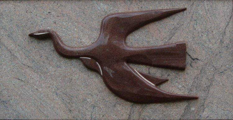  Figure 1, "Bird,” granite, Pierre Bourdelle, 1960