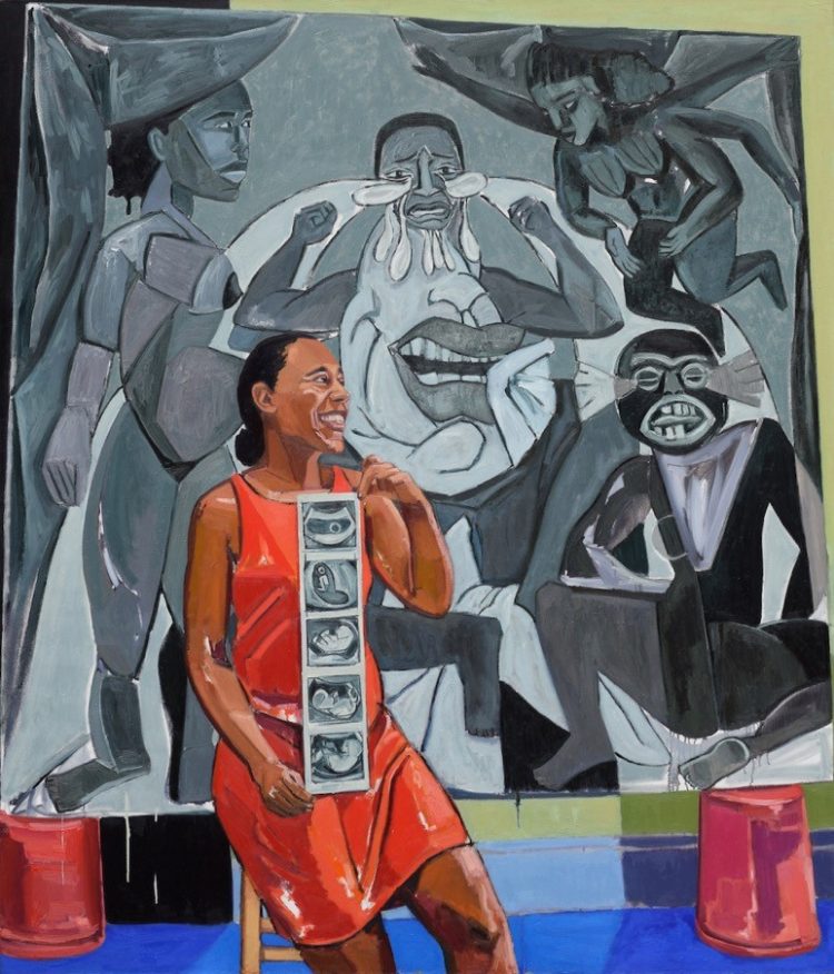 Image of Mequitta Ahuja's painting Le Damn Revisited
