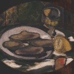 Georges Braque, Lemons and Oysters, 1927. Oil on canvas, 10 3/4 x 13 3/4 in. Acquired 1941.